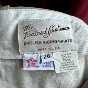 Tailored Sportsman Size 26 Breeches